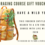2026 foraging course gift voucher
